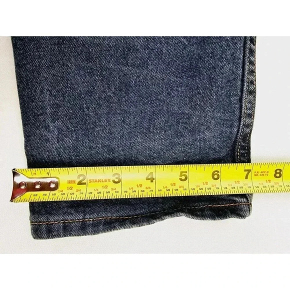 Levi's Size 30X32 Men's 505 Blue Denim 5 Pocket Logo Tag Jeans - Picture 6 of 13